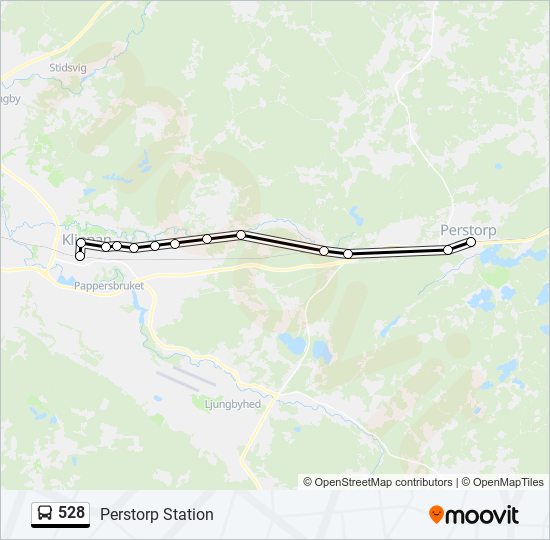 528 Route Schedules, Stops & Maps Perstorp Station (Updated)