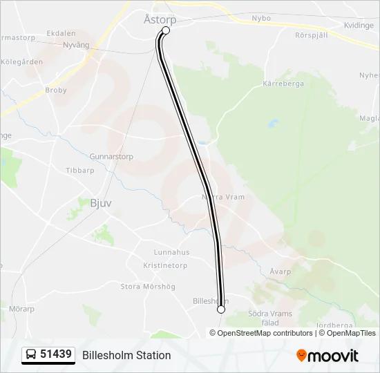 51439 Bus Line Map