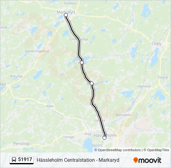 51917 Bus Line Map