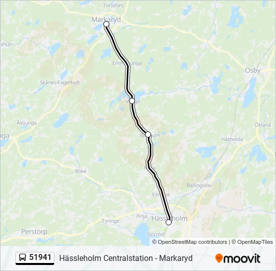 51941 Bus Line Map