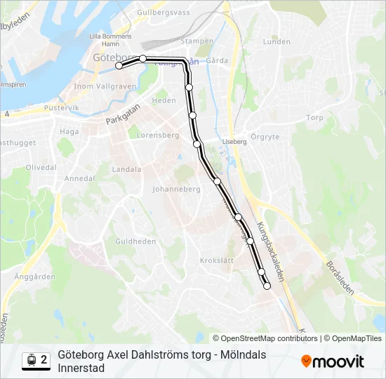 2 Light Rail Line Map