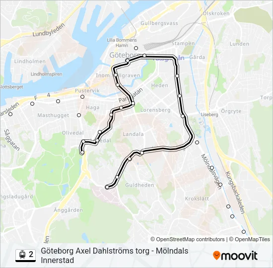 2 Light Rail Line Map