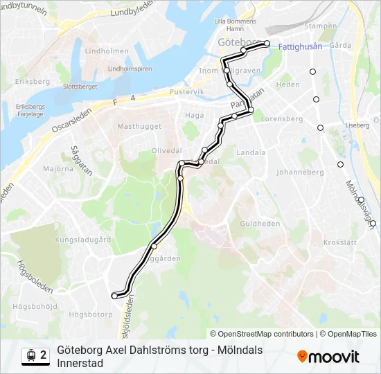 2 Light Rail Line Map