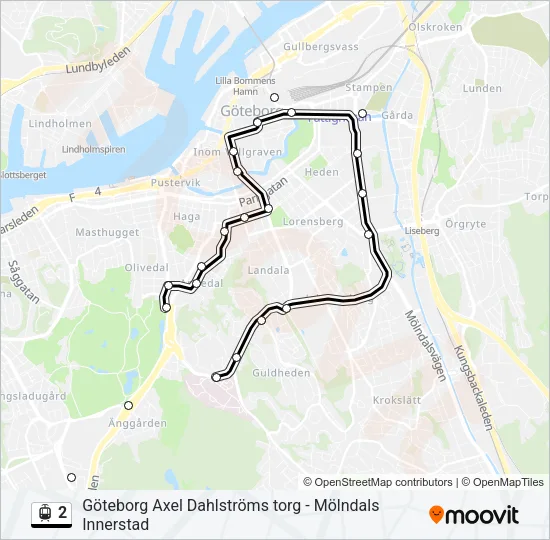 2 Light Rail Line Map