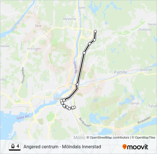 4 Light Rail Line Map