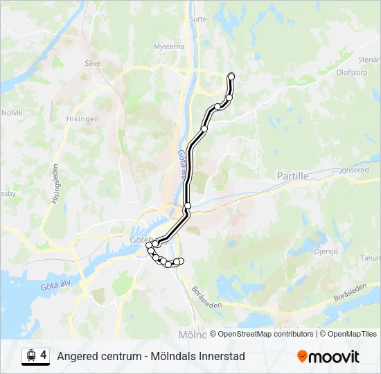 4 Light Rail Line Map