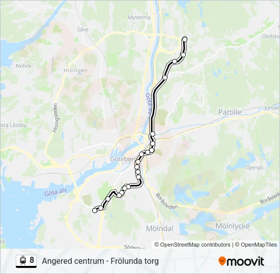 8 Light Rail Line Map