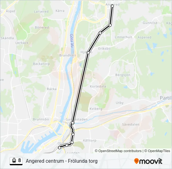 8 Light Rail Line Map