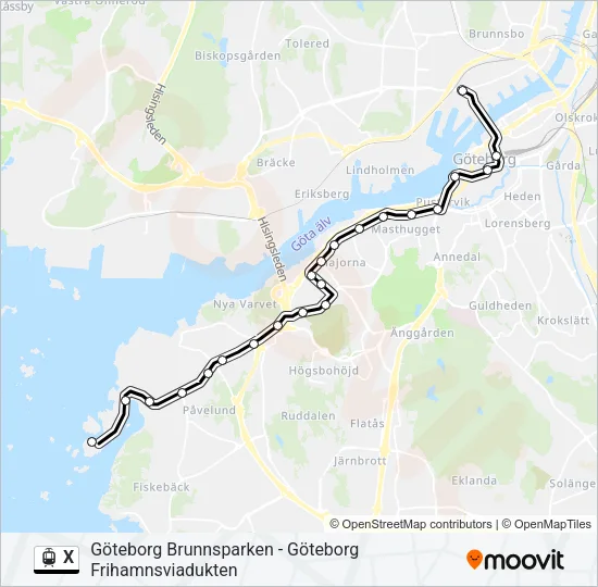 X  Line Map