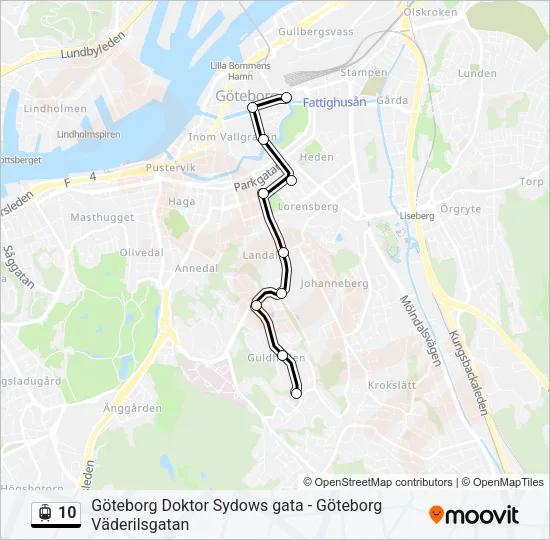 10 Light Rail Line Map