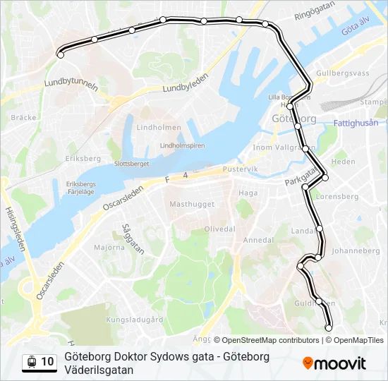 10 Light Rail Line Map