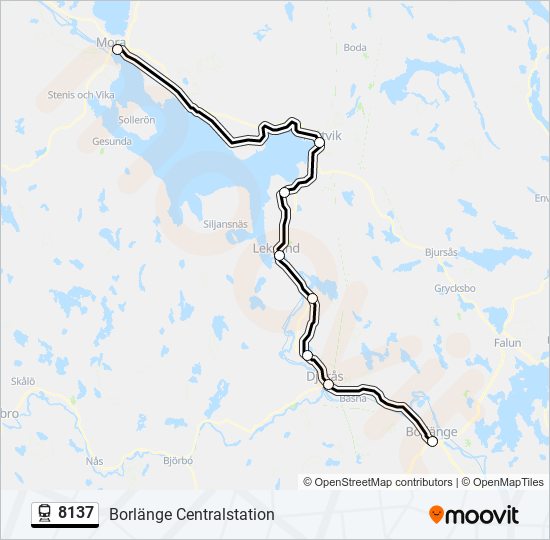 8137 train Line Map