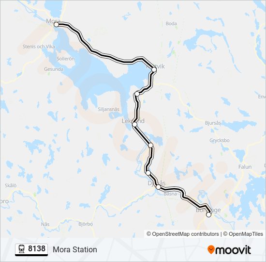 8138 train Line Map