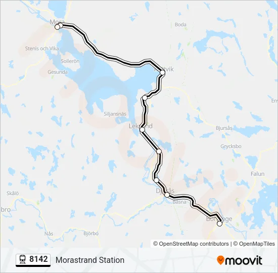 8142 Train Line Map