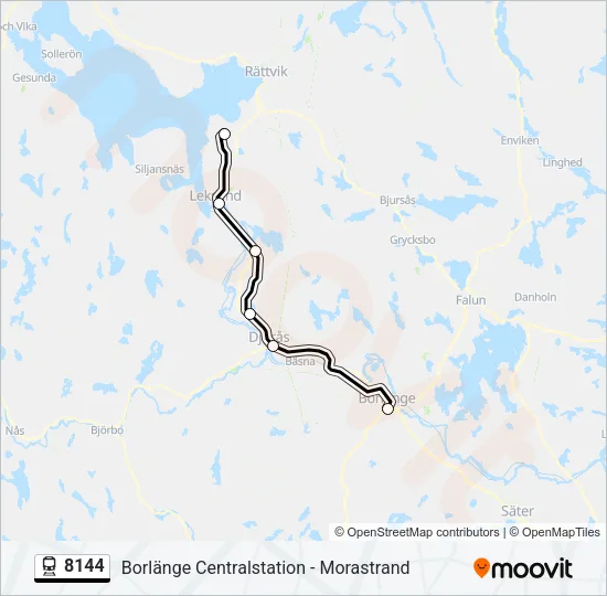 8144 Train Line Map