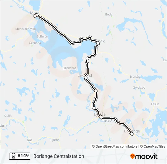 8149 Train Line Map