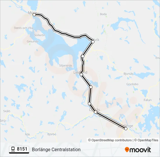 8151 Train Line Map
