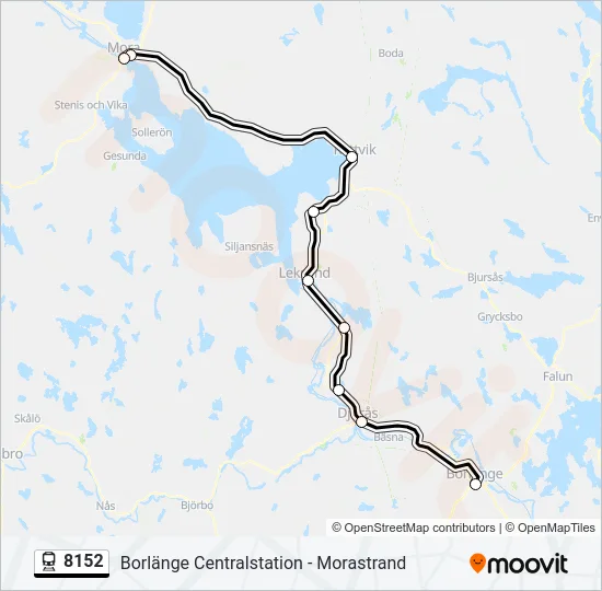 8152 Train Line Map