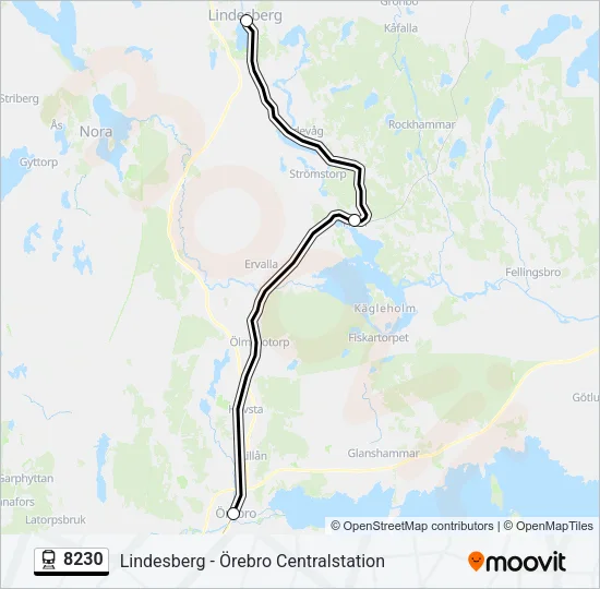 8230 Train Line Map