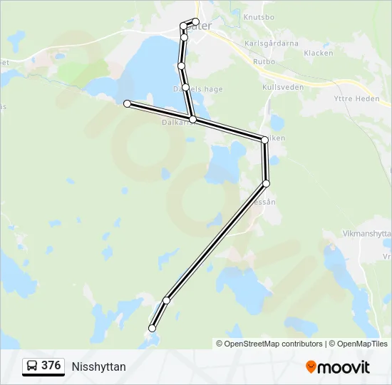 376 Bus Line Map