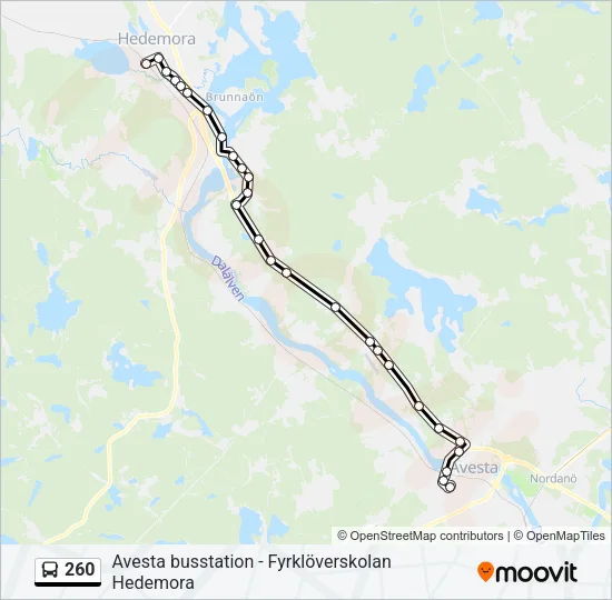 260  Line Map
