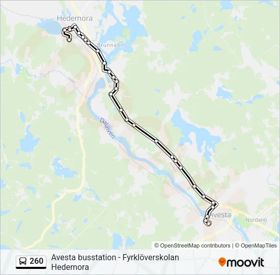 260  Line Map