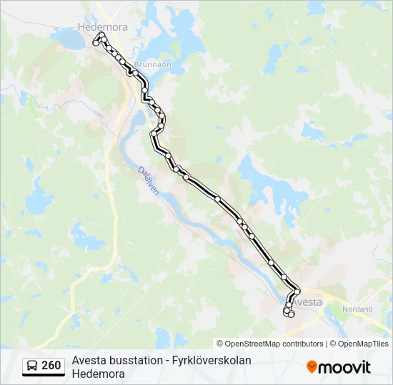 260  Line Map