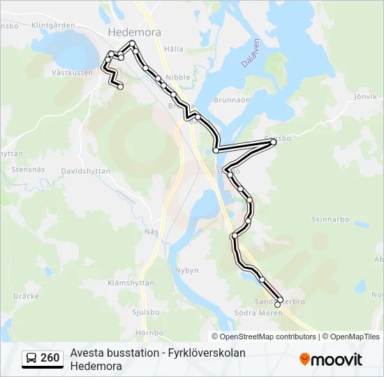 260  Line Map