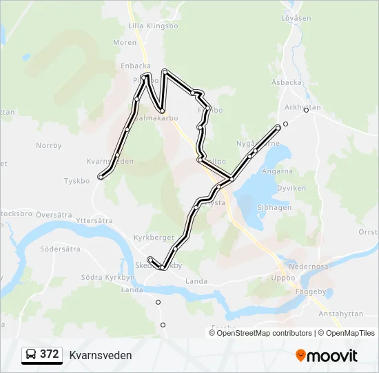 372 Bus Line Map