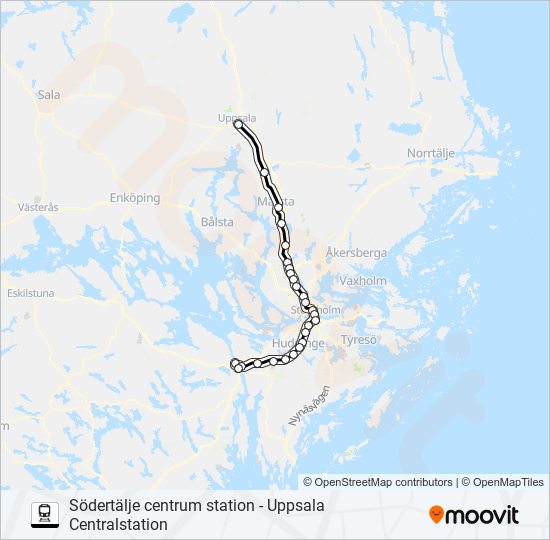 södertälje centrum station uppsala centralstation Route: Schedules ...