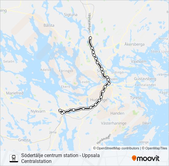 södertälje centrum station uppsala centralstation Route: Schedules ...
