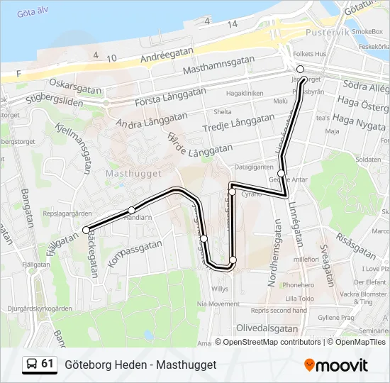 61  Line Map