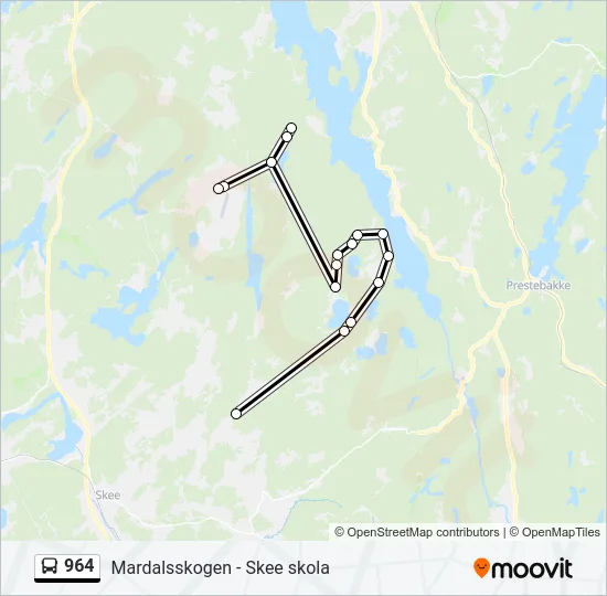 964  Line Map