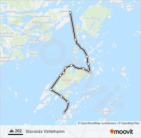 202 ferry Line Map