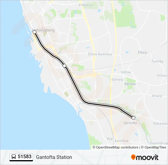51583 Bus Line Map