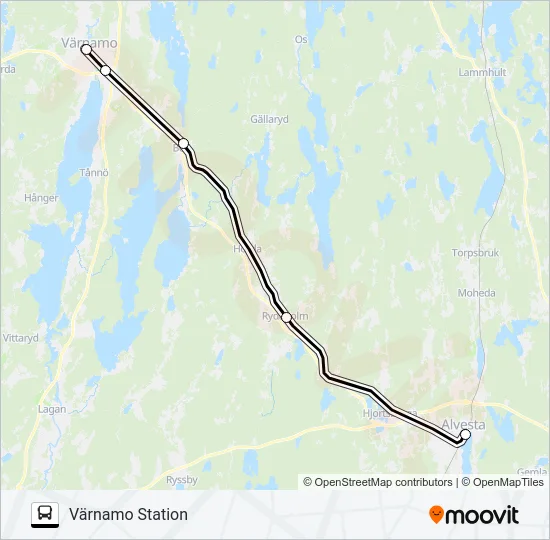 KRÖSATÅG  Line Map