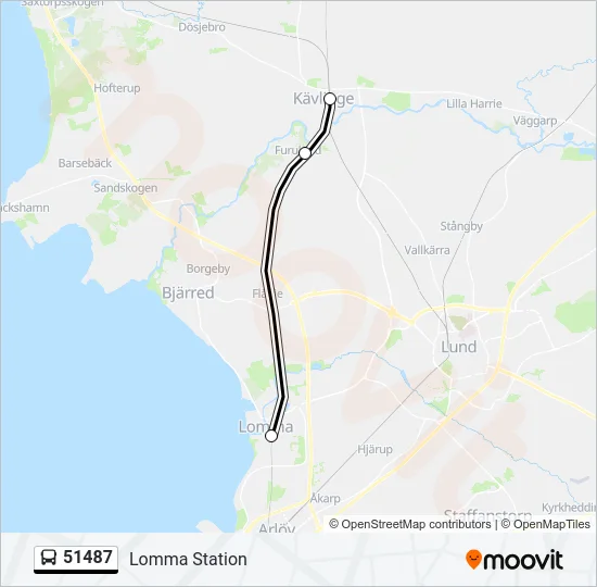 51487 Bus Line Map