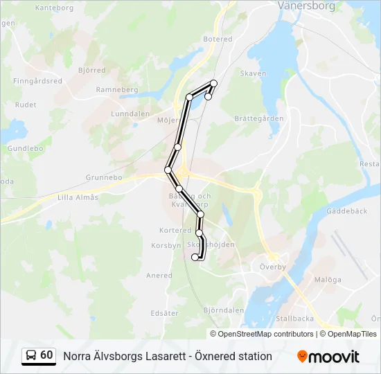 60  Line Map