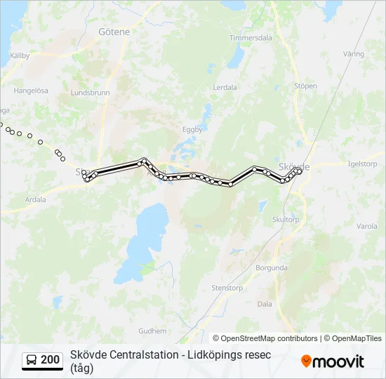 200  Line Map