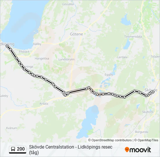 200  Line Map