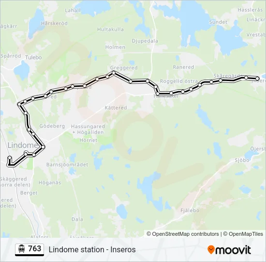 763 Cable Car Line Map