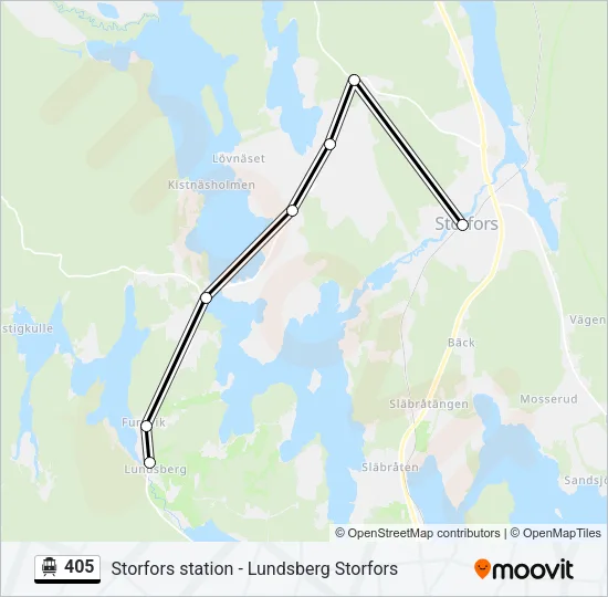 405 Cable Car Line Map