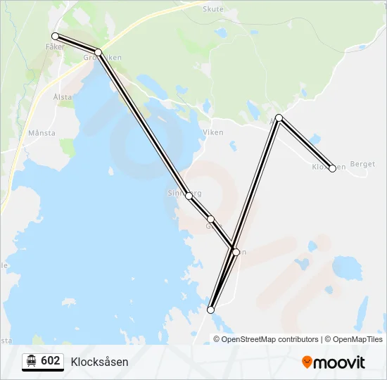 602 Cable Car Line Map