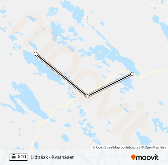 510 Cable Car Line Map
