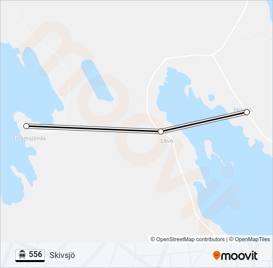 556 cable car Line Map