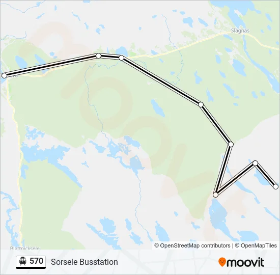 570 Cable Car Line Map