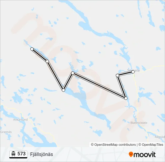 573 Cable Car Line Map
