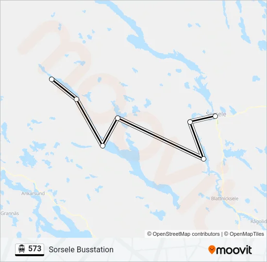 573 Cable Car Line Map