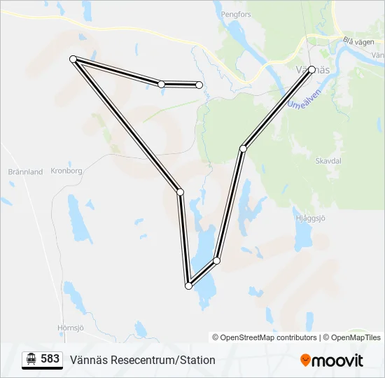 583 Cable Car Line Map