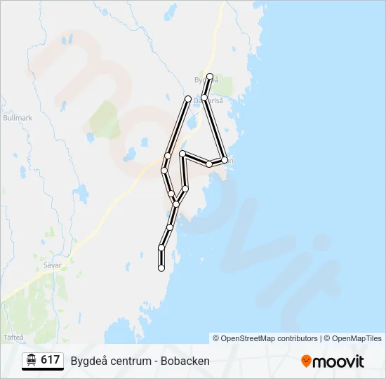 617 Cable Car Line Map